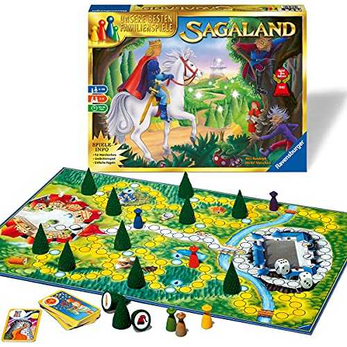 sagaland spiel von ravensburger, gesellschaftsspiel für 2-6 spieler, ab 6 jahren