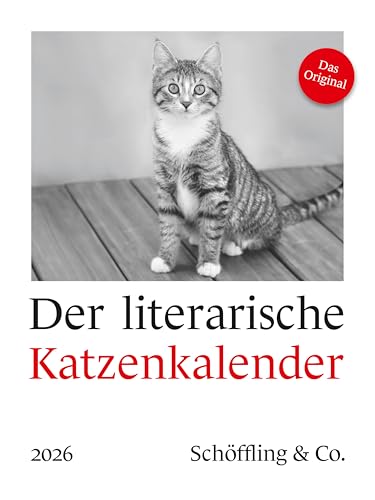 literarischer kattenkalender 2026 - das original