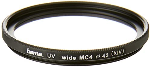 hama uv und schutz filter 4-fach vergütung für 43 mm objektive