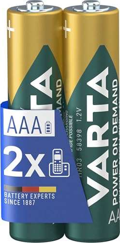 Varta NiMH Akku Micro AAA 800mAh 2er-Pack