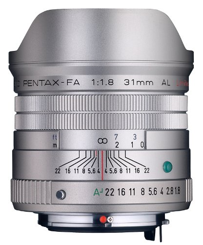 pentax fa 31mm f/1,8 al lim objektiv silber für pentax kamera