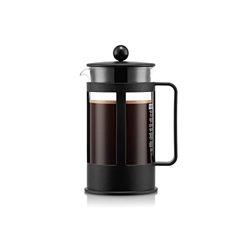 Bodum KENYA kaffeebereiter french press 0,35 liter schwarz spülmaschinengeeignet 3 cups