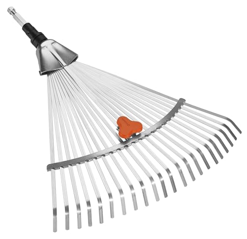 gardena combisystem laubrechen verstellbesen 3103-20 30-50 cm kompatibel cs-stiele