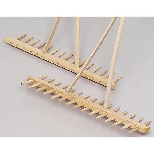 12-zinken heurechen von siena garden, stabiles gartenwerkzeug