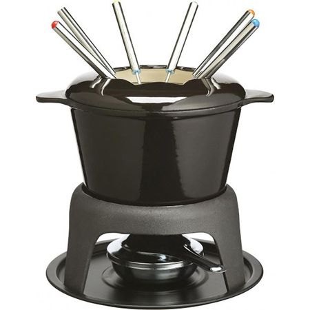 fondue-set aus gusseisen von masterclass für 41,99 euro (statt 62 euro)