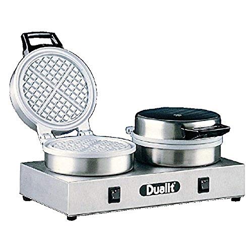 dualit waffeleisen 74002, silber, 190 x 400 x 220 mm