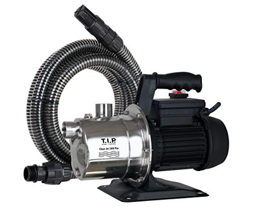 gartenpumpe t.i.p. edelstahl 800w 3300l/h mit 4 m ansauggarnitur
