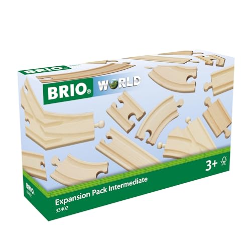 brio bahn 33402 schienensortiment 16 holzgleise für brio holzeisenbahn ab 3 jahren