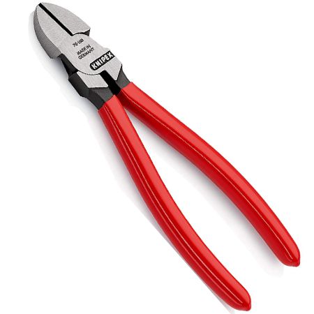 Produktbild: knipex seitenschneider 160 mm schwarz mit kunststoffüberzug 70 01 160 EAN