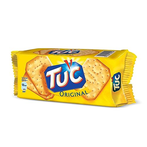 TUC Classic Salzgebäck 100g, knusprige Snack-Cracker, fein gesalzen, ideal für Snacks und Partys