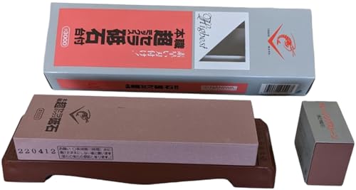 japanischer schleifstein naniwa chocera 3000 körnung mit sockel und toishi