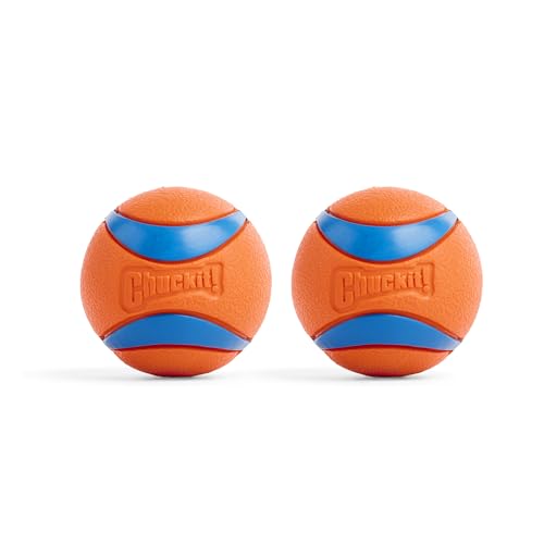 Produktbild: chuckit ultra ball 2er set 6,5 cm für hunde, schwimmend, kompatibel mit launchern