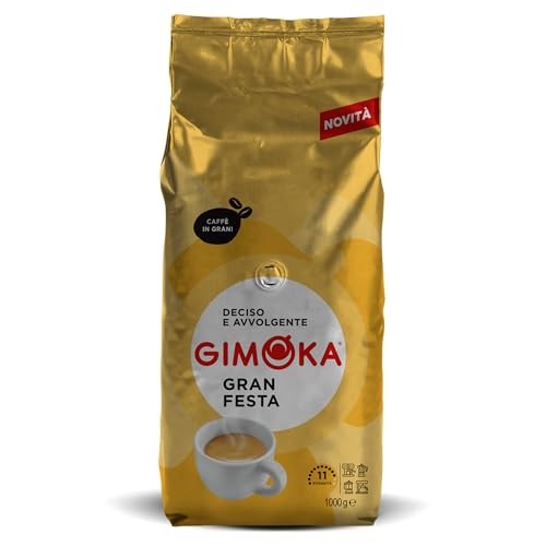 Gimoka Kaffeebohnen 1 kg Gran Festa Mischung Intensität 11 Italien