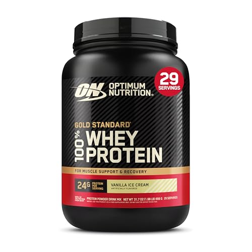 Optimum Nutrition Gold Standard Whey Protein Vanille, 900g, 30 Portionen