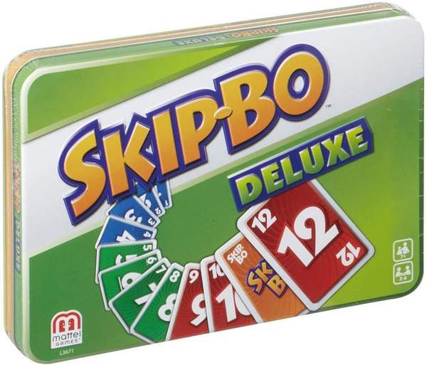 skip-bo deluxe von mattel in metallbox für 15,99 euro statt 23 euro