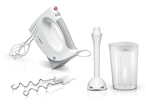 bosch handrührer mfq3540, 350 watt, 5 stufen, mit zubehör, leicht und kompakt