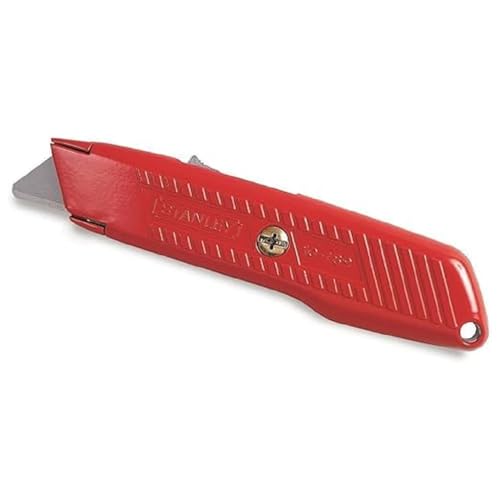 stanley sicherheitsmesser 99 e einziehbare klinge 155 mm rot, automatischer einzug