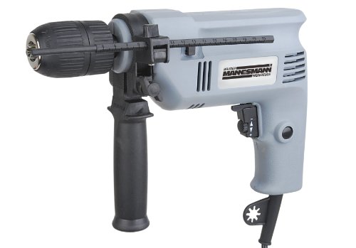 brüder mannesmann schlagbohrmaschine 650 watt 13 mm bohrfutter schwarz grau