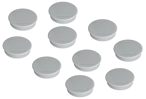 Produktbild: franken haftmagnete 38mm grau 10 stück haftkraft ca 1500g