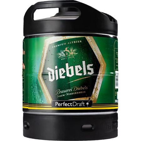 6 liter diebels alt altbier perfect draft für 13,98 euro plus pfand