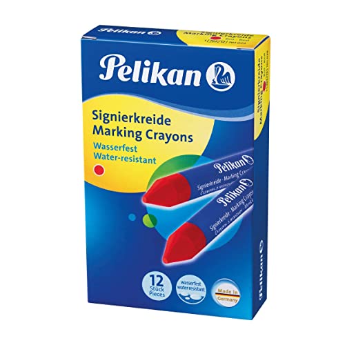 pelikan signierkreide rot für rauhe untergründe 12 Stück Schachtel