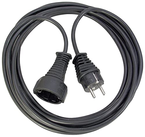 Produktbild: brennenstuhl 10 meter verlängerungskabel kunststoff schuko-stecker schwarz rot