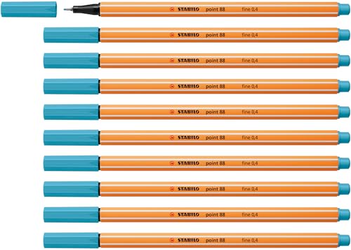 Produktbild: fineliner stabilo point 88 10er pack azurblau spar-abonnement coupon