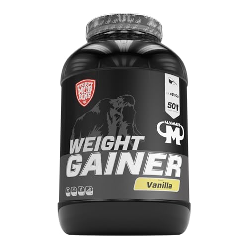 mammut nutrition crash weight gainer pulver 4,5 kg 518 kcal pro shake vanille