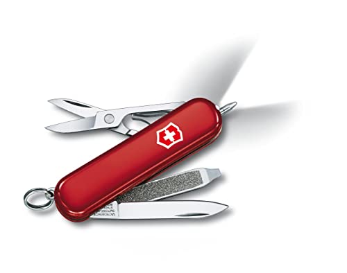 Victorinox Schweizer Taschenmesser Signature Lite, 7 Funktionen, mit Lampe & Kugelschreiber
