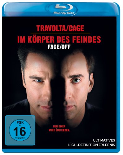 face/off von john woo, blu-ray mit nicolas cage und john travolta