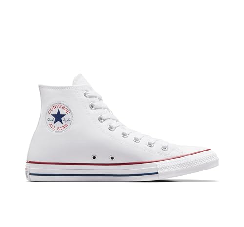 converse chuck taylor all star hi sneakers, optical white