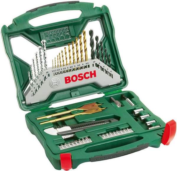 bosch x-line titanium bohrer und schrauber set 50-teilig für 17,96 euro