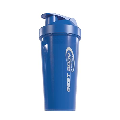 Produktbild: eiweiß shaker 700 ml blau, Best Body Nutrition, auslaufsicher, spülmaschinengeeignet, mit sieb