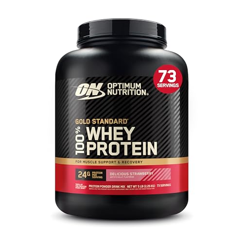 Optimum Nutrition Gold Standard Whey Proteinpulver Delicious Strawberry 2.28kg