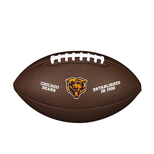 wilson nfl footballs chicago bears, offizielle spielballgröße, amazon prime