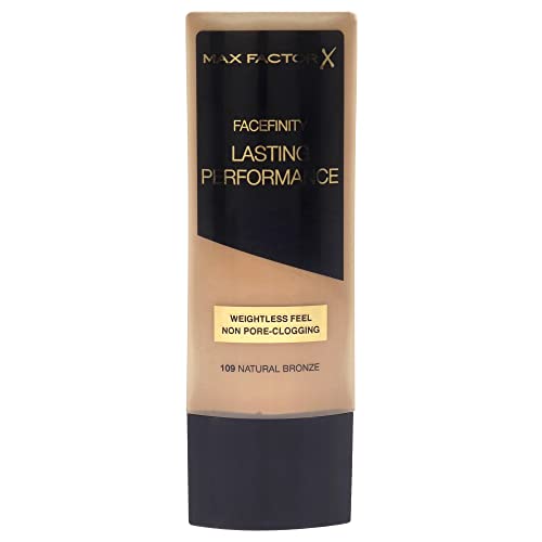 max factor lasting performance foundation natural bronze 109, 35 ml, flüssig make-up