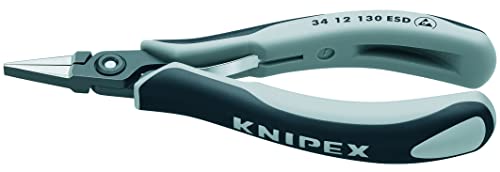 Produktbild: KNIPEX elektronik greifzange ESD brüniert 130 mm mit mehrkomponenten-hüllen