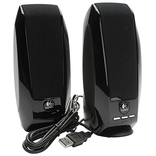 logitech s150 2.0 lautsprecher schwarz mit eu stecker