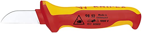 knipex kabelmesser 190 mm isoliergriff vde-geprüft mehrkomponenten-blister 98 52 SB