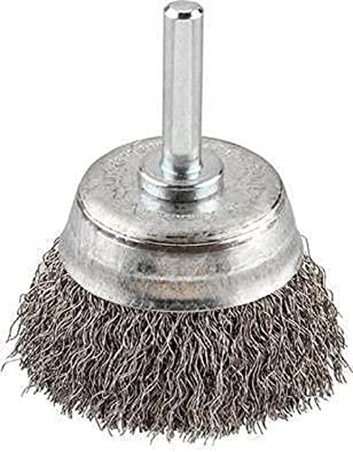 kwb cup brush 50 mm hss stahl drahtbürste für metall und stein inkl. hex schraubenschaft