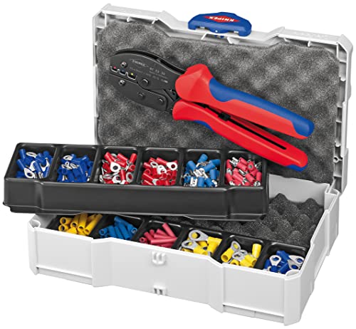 knipex crimp-sortiment kabelverbinder 97 90 21 für elektrische anschlüsse