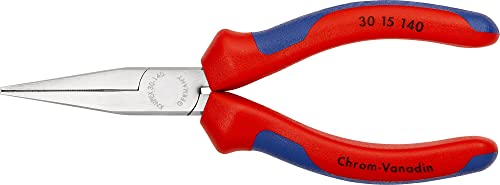Produktbild: knipex langbeckzange 140 mm verchromt mit mehrkomponenten-hüllen