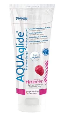 joydivision aquaglide gleitgel raspberry 100 ml vegan wasserbasiert pH-optimiert latexgeeignet