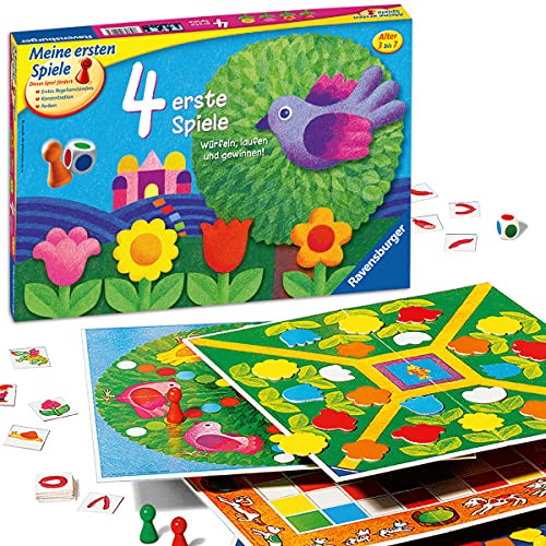 ravensburger 4 erste spiele - spielesammlung für kinder ab 3 jahren