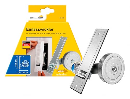 Produktbild: schellenberg gurtwickler unterputz 16 cm lochabstand für rolladen