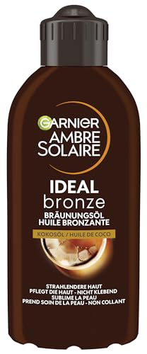 garnier bräunungsöl mit kokosduft für vorgebräunte haut, 200 ml