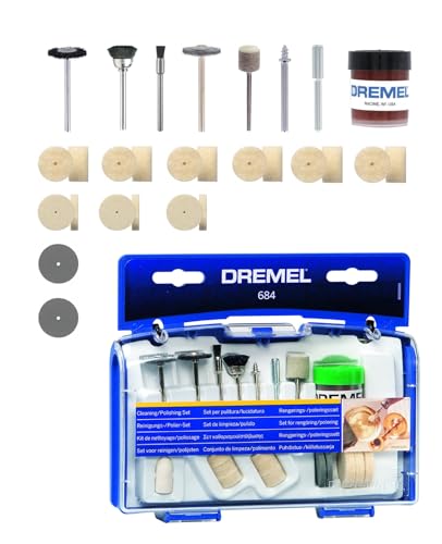 dremel zubehörset reinigen polieren 684 für dremel werkzeuge