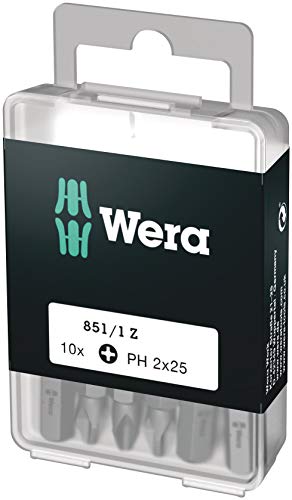 Entdecken Sie das Wera Bit-Sortiment 851/1 Z PH 2 DIY mit 10 hochwertigen PH 2 Bits. Kompakt, langlebig und ideal fr przise Arbeiten. Perfekt fr jeden DIY-Enthusiasten!