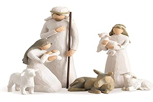 Enesco Willow Tree heilige familie nativity figurine, stimmungsvolle dekoration