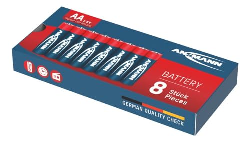 ANSMANN AA Mignon Alkaline Batterie LR6 Longlife, 8 Stück